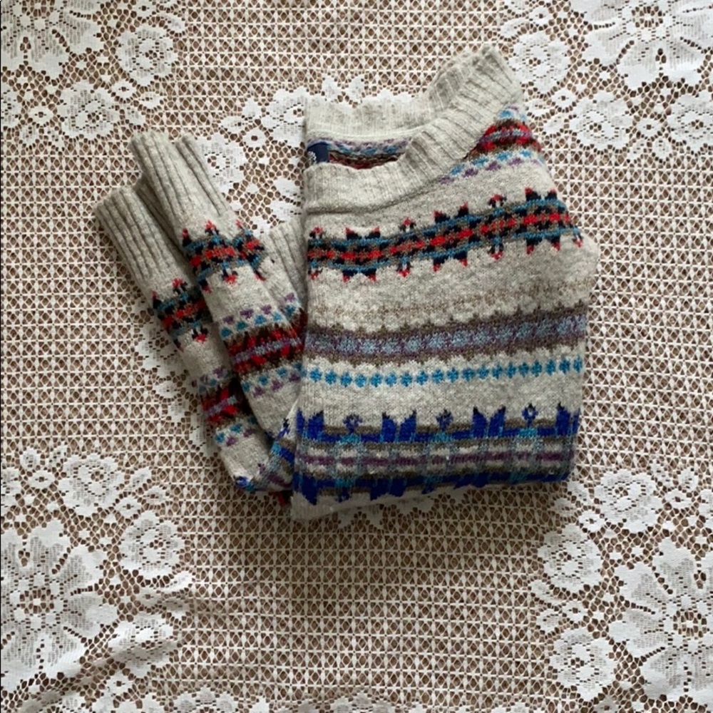 Wide Neck AE Winter Sweater